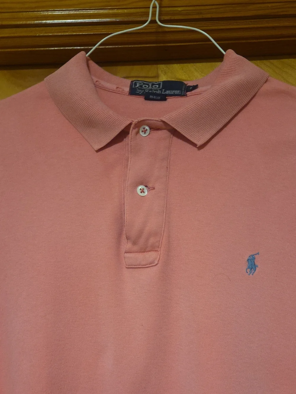 Polo by Ralph Lauren Salmon Pink Short-Sleeve Polo Size M